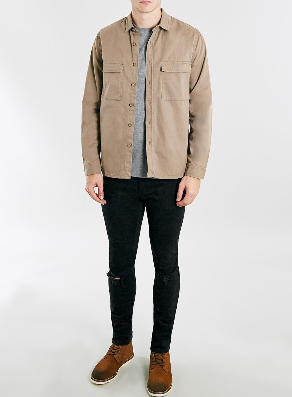 Topman black stretch skinny chino product 3 058645639 normal