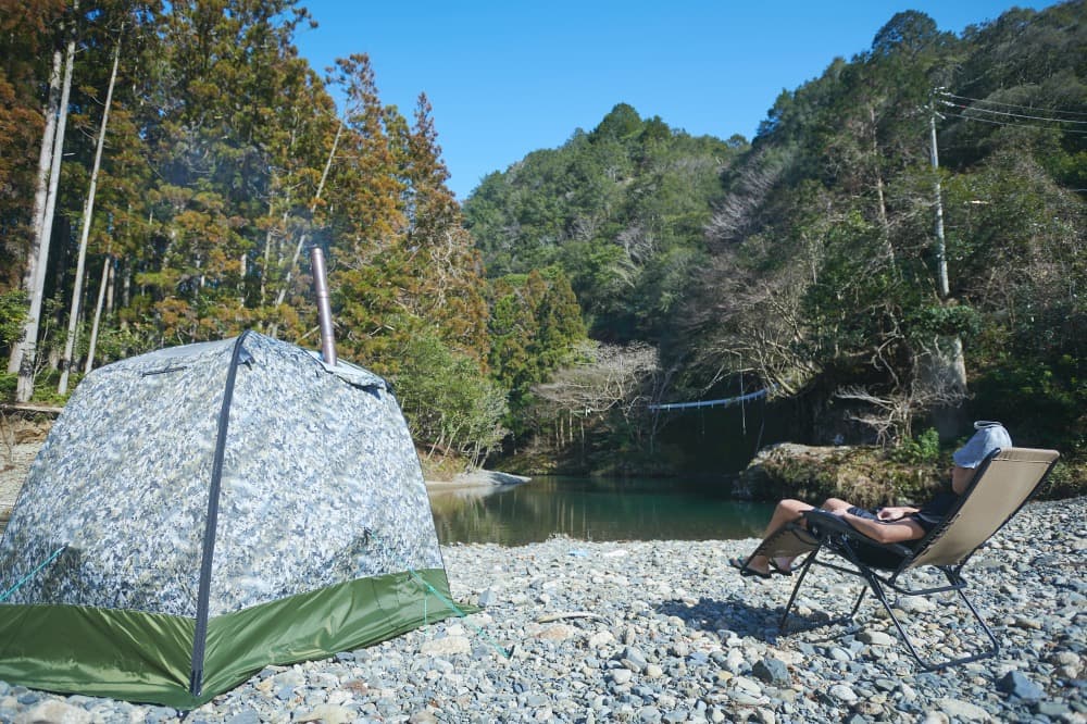 関西のテントサウナ施設｜「TEMPLE CAMP 大泰寺キャンプ場」